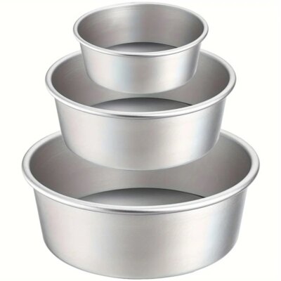 Ensemble de Moules à Gâteaux Ronds – 1 ou 3 Pièces