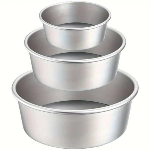 1097-u22fka.jpg Ensemble de Moules à Gâteaux Ronds – 1 ou 3 Pièces