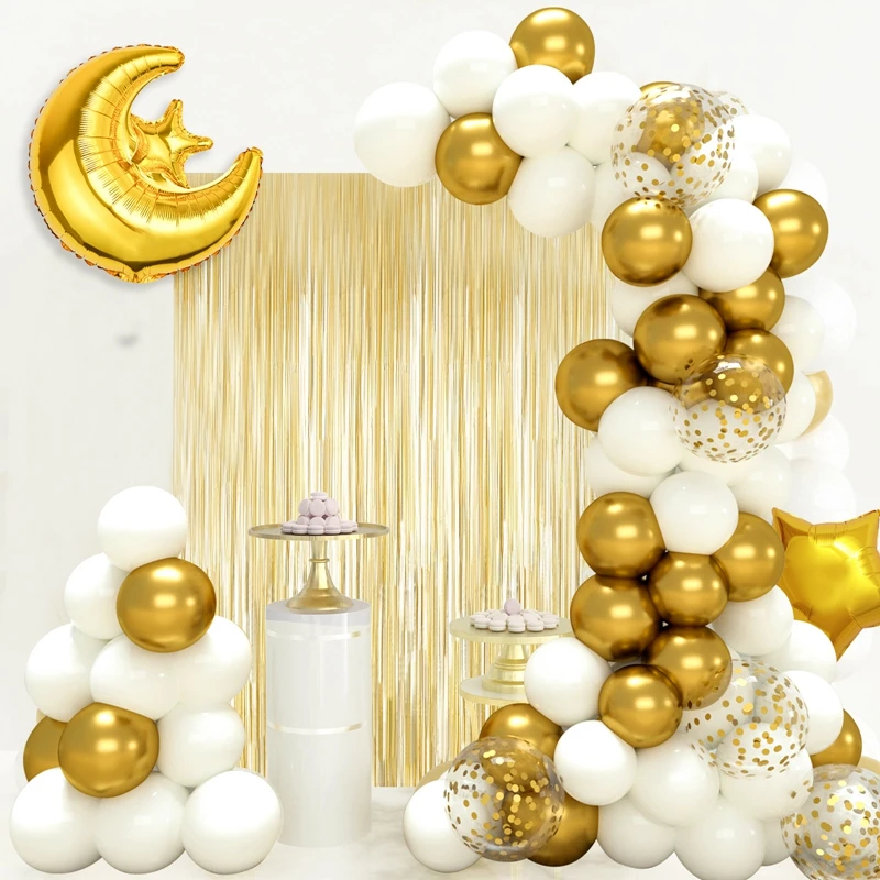 Eid Mubarak ballon fond Ramadan Kareem décoration Ballons Ramadan Mubarak musulman islamique Festival fête fournitures 2024 Eid Mubarak ballon fond Ramadan Kareem décoration Ballons Ramadan Mubarak musulman islamique Festival fête fournitures 2024