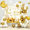Ballons de Décoration de Fond pour Ramadan Kareem et Eid Mubarak