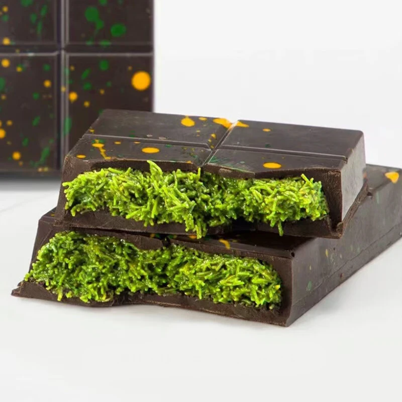 Moules à chocolat en Silicone ou Polycarbonate, pour Barres de chocolat PC, Sauce aux noix, déchiquets de pain, outils de cuisson de bonbons au chocolat remplis