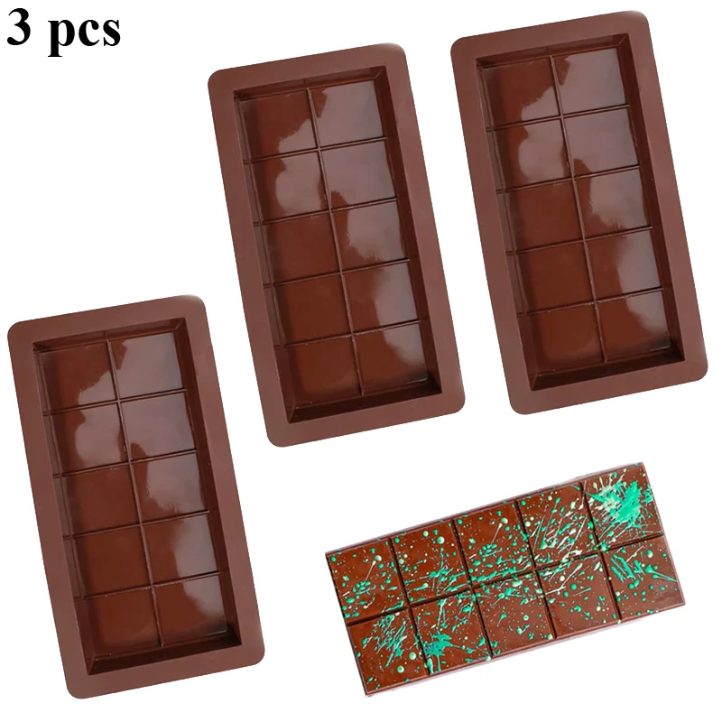 3 Pcs Choc-Silicone