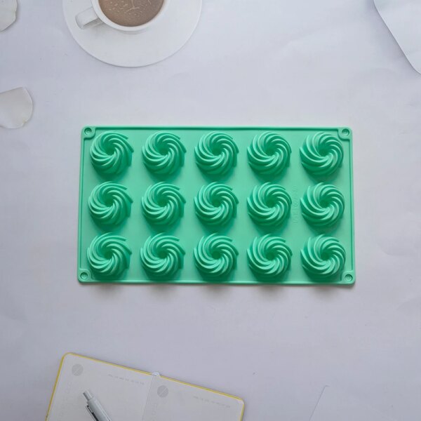 Moule à Gâteau en Silicone avec Forme Spirale
