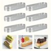 Anneaux à Tarte Ovales en Acier Inoxydable