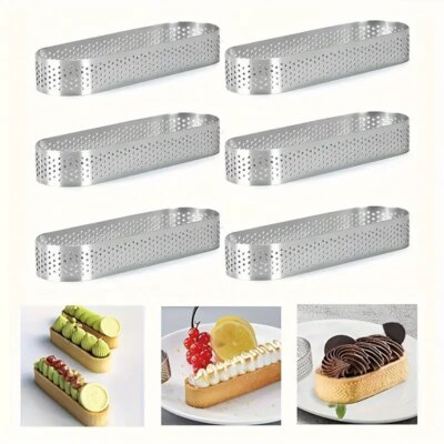 Anneaux à Tarte Ovales en Acier Inoxydable