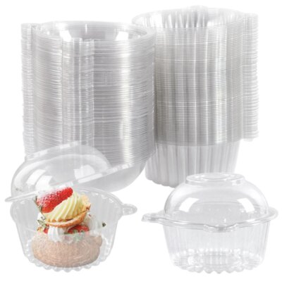 Boîte d’Emballage Transparente pour Gâteaux – Lot de 10, 30 ou 50 pièces