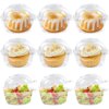 Boîte d’Emballage Transparente pour Gâteaux – Lot de 10, 30 ou 50 pièces