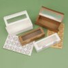 Boîtes d'Emballage en Papier Kraft avec Fenêtre Transparente