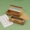 Boîtes d'Emballage en Papier Kraft avec Fenêtre Transparente