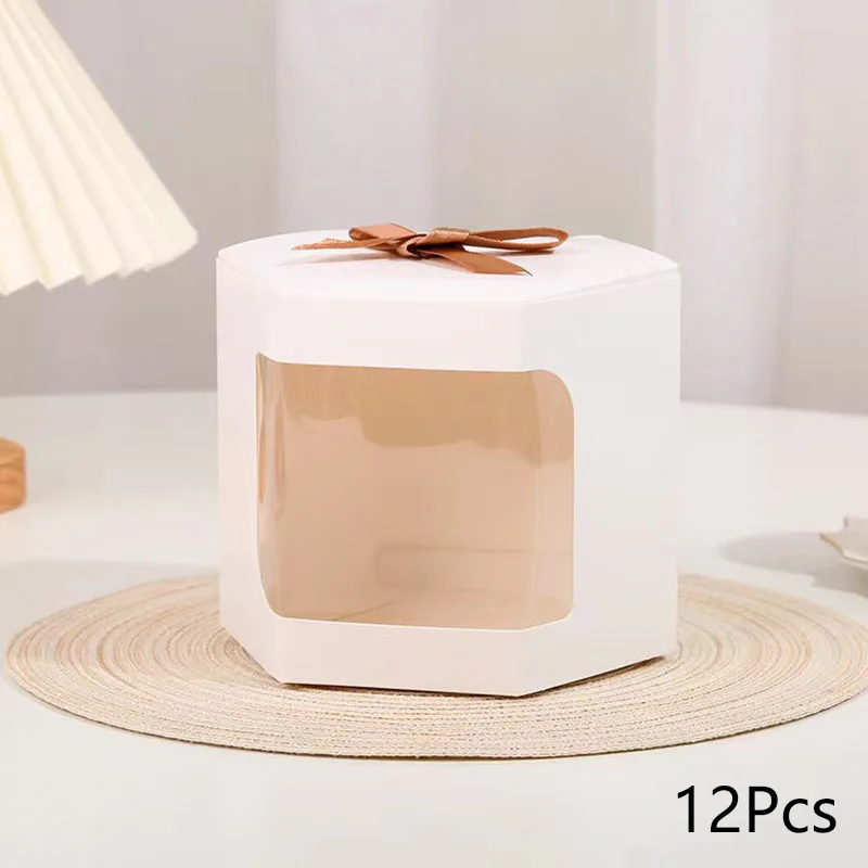 Boîtes à bonbons et biscuits multi-tailles, 12 pièces, boîte-cadeau de bonbons, boîte d'emballage en papier Kraft, sac cadeau de mariage, emballage fait à la main, savon au chocolat