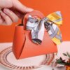Lot de 5 Mini Sacs à Main Cadeaux avec Ruban