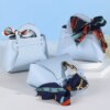 Lot de 5 Mini Sacs à Main Cadeaux avec Ruban