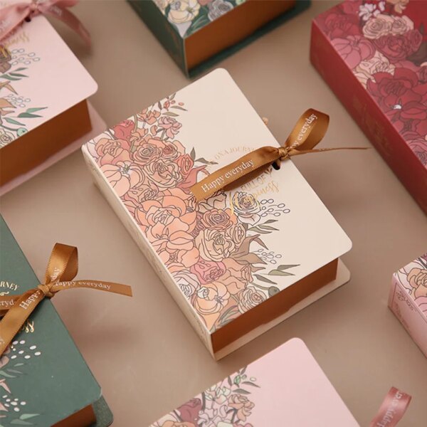 Coffret Cadeau en Forme de Livre – Lot de 5