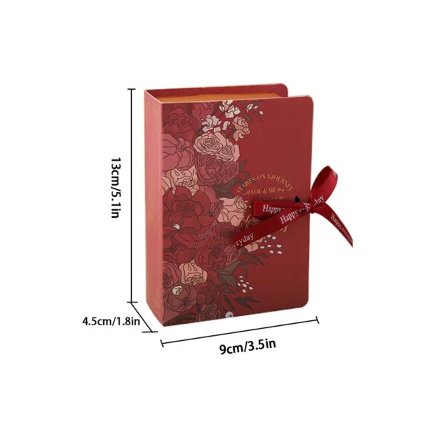 Coffret Cadeau en Forme de Livre – Lot de 5