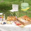 Boîtes en Papier Kraft Jetables avec Fenêtre | Emballages pour Pique-Nique, Pizza, Sandwich