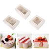 Boîtes à Cupcakes & Muffins avec Fenêtre Transparente