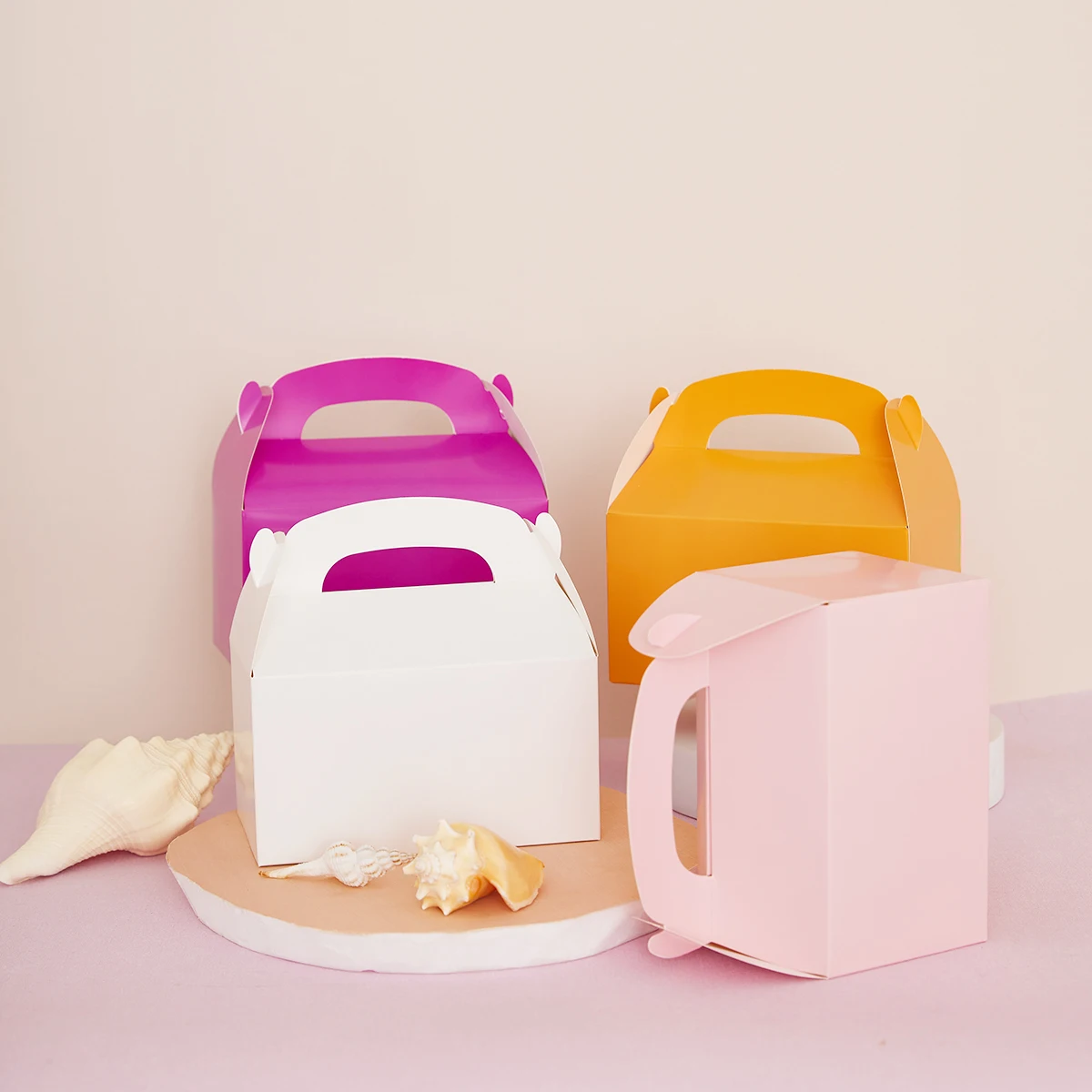 Boîte à gâteaux de noël à main, boîte d'emballage cadeau, fournitures d'emballage de pâtisserie de fête, fournitures de vacances