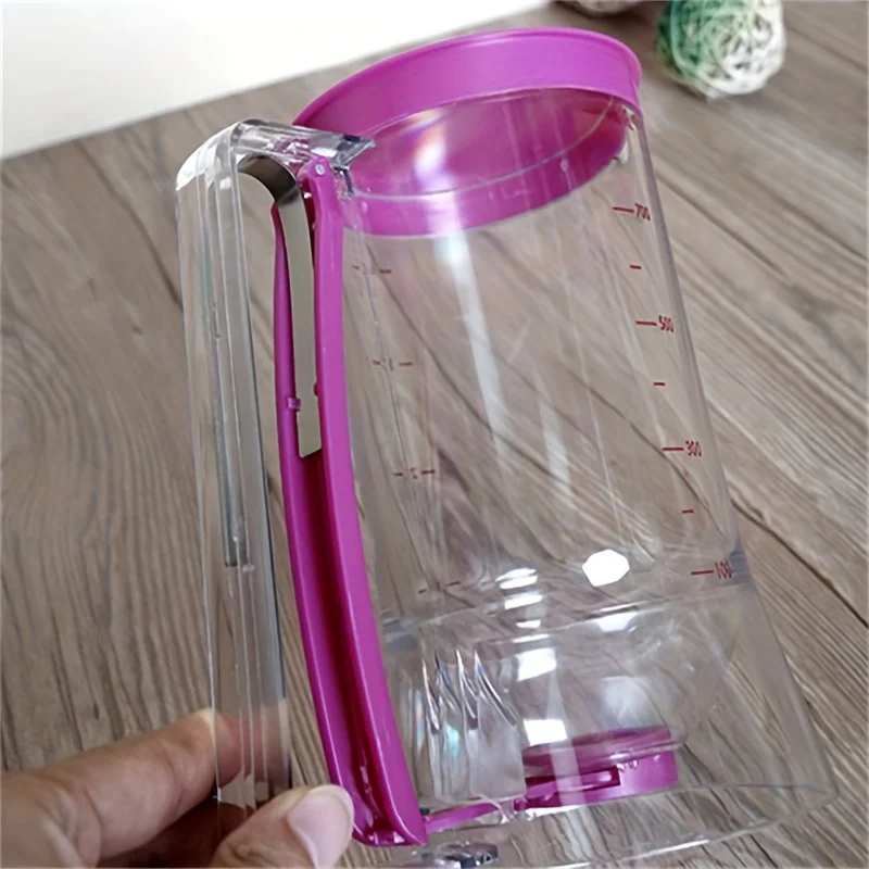 Distributeur de pâte à pâte de 900ml, 1 pièce, entonnoir gradué à main, pâte à pâtisserie, pour crêpes, Cupcakes, gâteaux