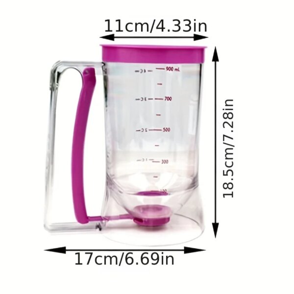 Distributeur de Pâte à Pâtisserie – 900 ml