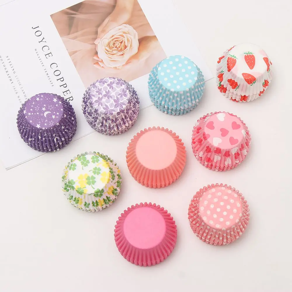 Doublures de Cupcake en papier, 100 pièces, emballages de gobelets, boîtes à muffins de cuisson, outils de décoration de gâteaux, fournitures de pâtisserie