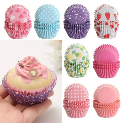Caissettes à Cupcakes en Papier – Pour Muffins, Cupcakes et Petits Gâteaux