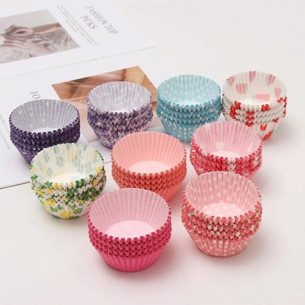 Caissettes à Cupcakes en Papier – Pour Muffins, Cupcakes et Petits Gâteaux