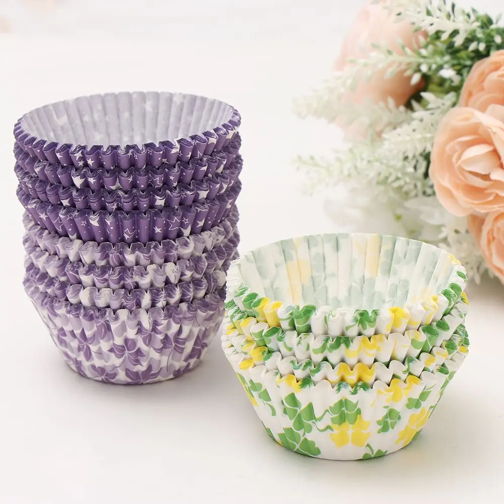 Doublures de Cupcake en papier, 100 pièces, emballages de gobelets, boîtes à muffins de cuisson, outils de décoration de gâteaux, fournitures de pâtisserie
