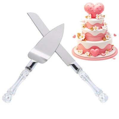 Ensemble de Pelles à Gâteau en Acier Inoxydable