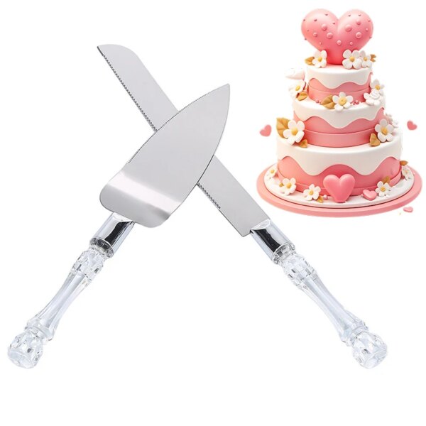 Ensemble de Pelles à Gâteau en Acier Inoxydable
