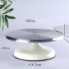 Plateau Tournant pour Gâteau en Aluminium