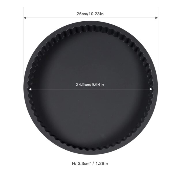 Moule à Gâteau Rond en Silicone 25cm