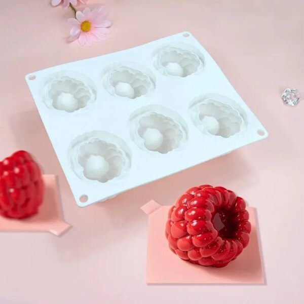 Moule en Silicone pour Mousse en forme de Framboise