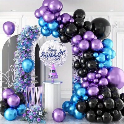 Lot de 124 Ballons de Fête (Mariages, Anniversaires, Remises de Diplôme et Célébrations)