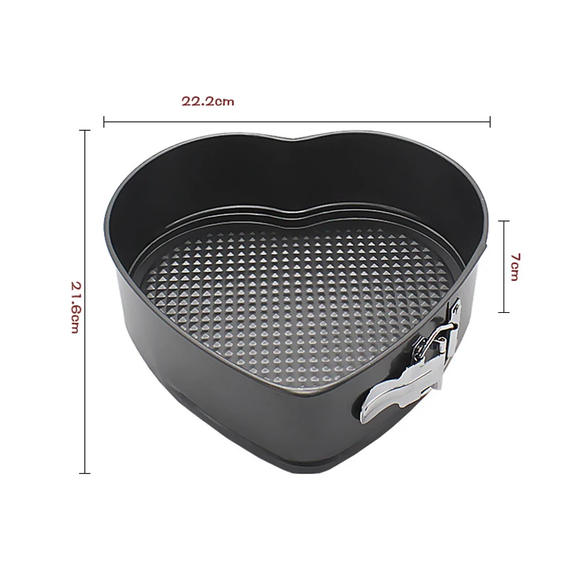 3 pièces moule à gâteau plateau casseroles coeur rond moule de cuisson cuisine en acier au carbone antiadhésif casseroles réutilisables moules à gâteau outils de cuisson 3 pièces moule à gâteau plateau casseroles coeur rond moule de cuisson cuisine en acier au carbone antiadhésif casseroles réutilisables moules à gâteau outils de cuisson