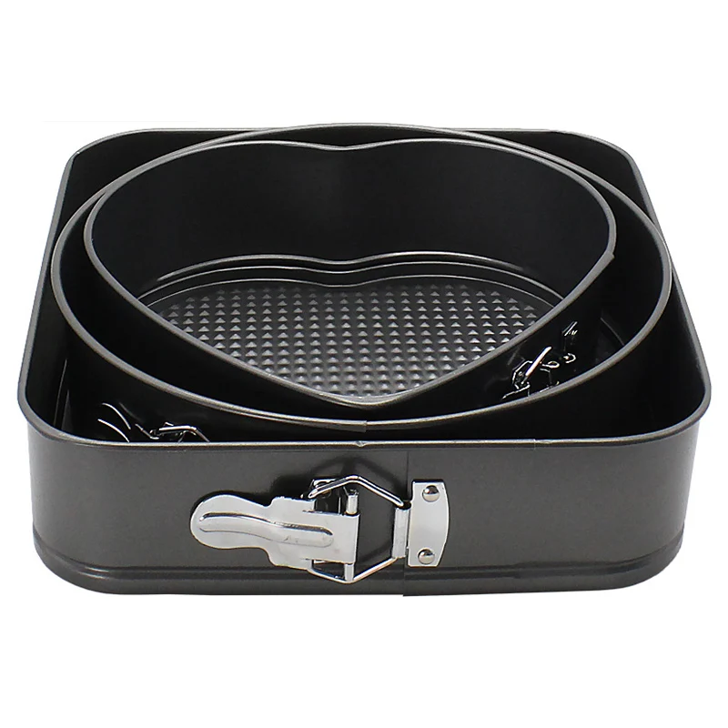 3 pièces moule à gâteau plateau casseroles coeur rond moule de cuisson cuisine en acier au carbone antiadhésif casseroles réutilisables moules à gâteau outils de cuisson 3 pièces moule à gâteau plateau casseroles coeur rond moule de cuisson cuisine en acier au carbone antiadhésif casseroles réutilisables moules à gâteau outils de cuisson