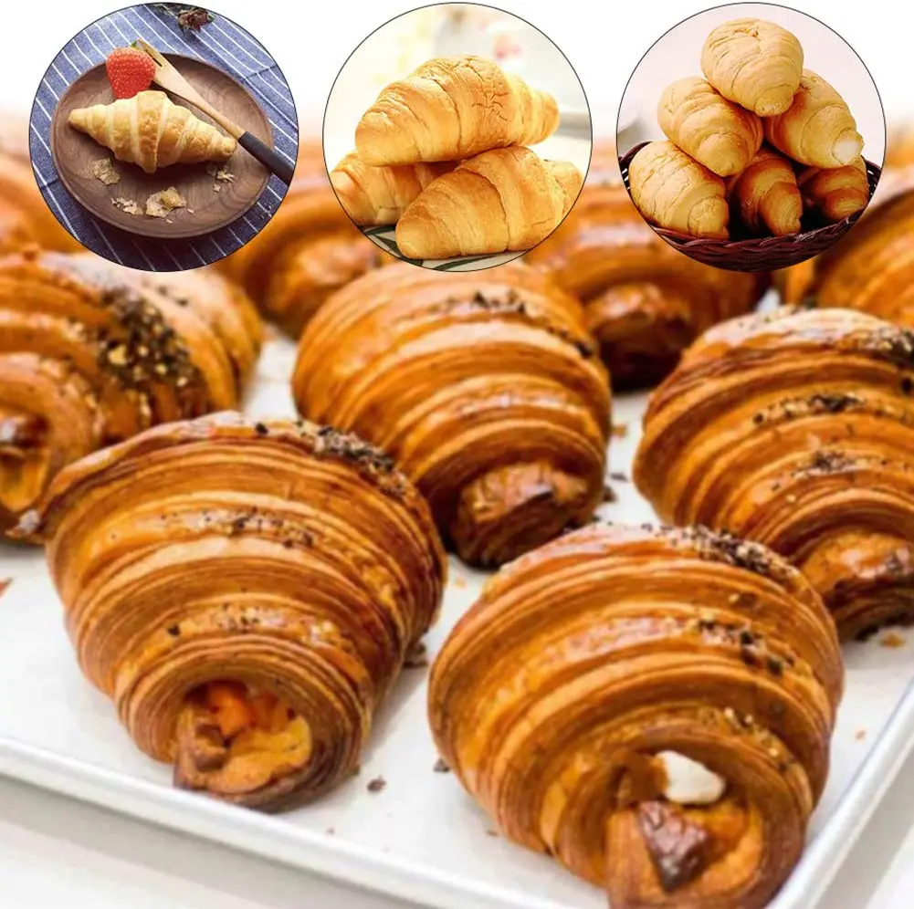Cônes de cuisson en acier inoxydable, 5/10 pièces, corne, rouleau de pâtisserie, moule à gâteau, Tubes de Croissants cuits en spirale, outil de Dessert à biscuits