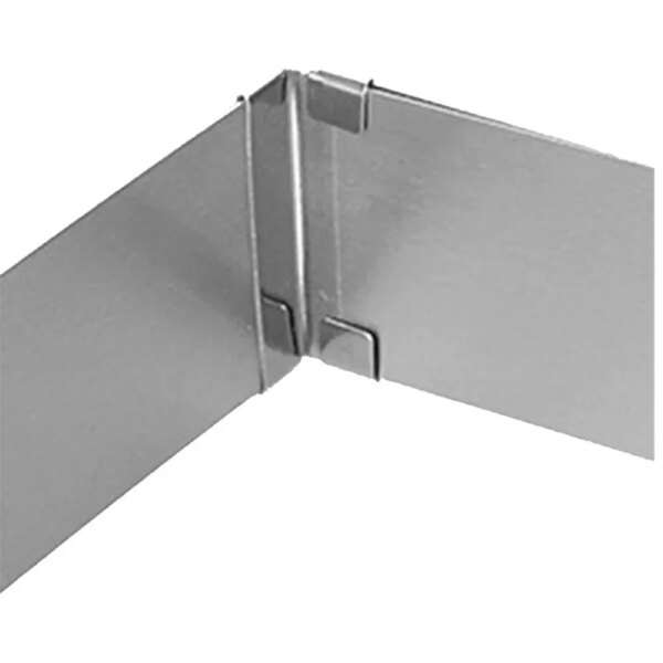 Moule à Gâteau Réglable en Acier Inoxydable – Forme Carrée ou Rectangulaire