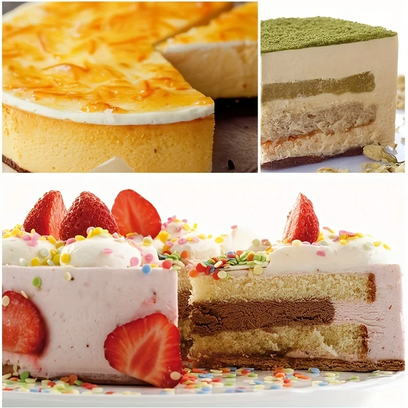 Anneau à gâteau rond réglable de luxe en acier inoxydable, moule à gâteau en Mousse rétractable pour une libération facile, outils d'anneau de cuisson 1 pièce