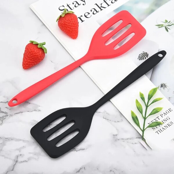Petite Spatule à Frire en Silicone - Résistante à la Chaleur, Antiadhésive