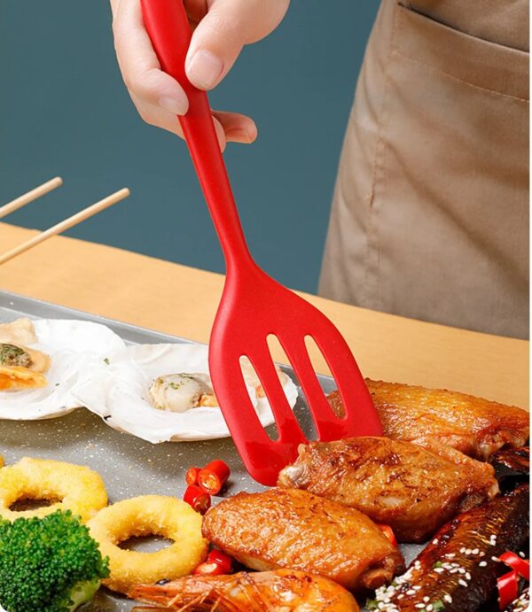 Petite Spatule à Frire en Silicone - Résistante à la Chaleur, Antiadhésive