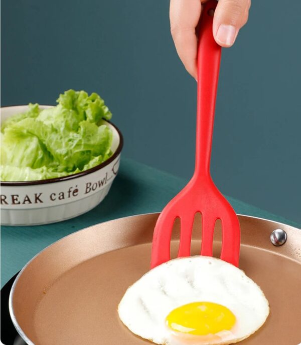 Petite Spatule à Frire en Silicone - Résistante à la Chaleur, Antiadhésive