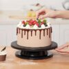 Ensemble de Plateau Tournant à Gâteaux – Kit Complet de Décoration (1 à 6 pièces)