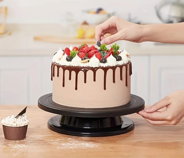 Ensemble de Plateau Tournant à Gâteaux – Kit Complet de Décoration (1 à 6 pièces)
