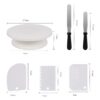 Ensemble de Plateau Tournant à Gâteaux – Kit Complet de Décoration (1 à 6 pièces)