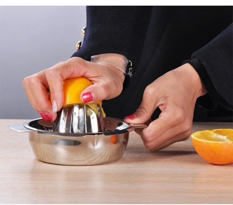Presse-fruits citron Orange en acier inoxydable 304, petit presse-agrumes créatif pour la maison, presse-agrumes manuel Portable