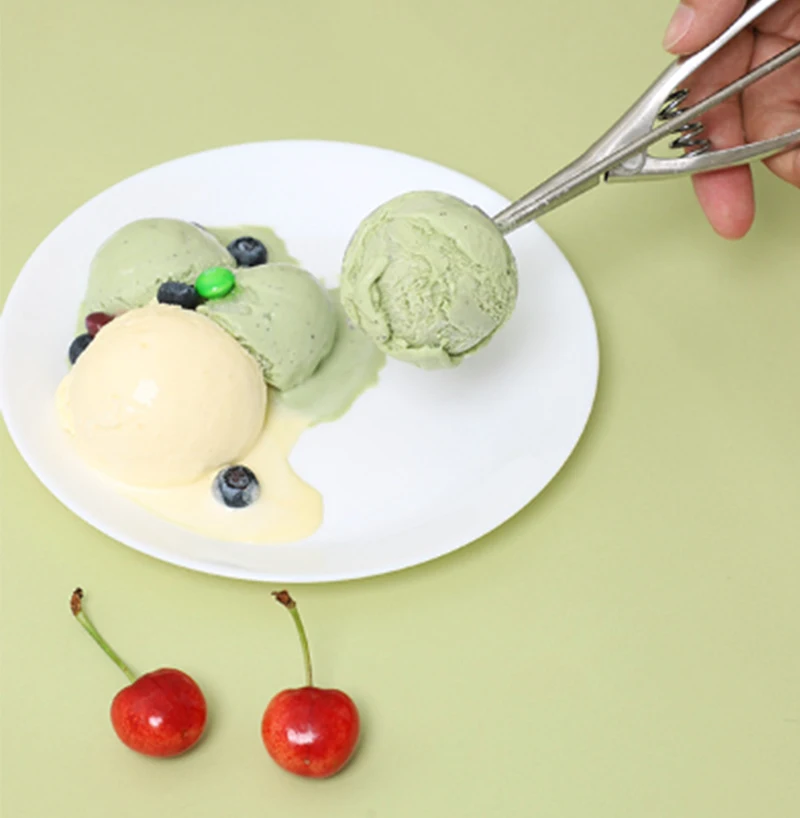 Cuillère à creuser Simple en acier inoxydable, cuillère à crème glacée Haagen Dazs, cuillère à fruits, outils de cuisine ménagers