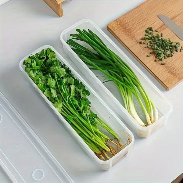 Boîte de Conservation des Aliments – Rangement Hermétique Transparent pour Réfrigérateur