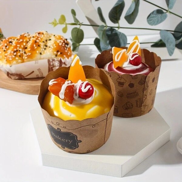 2442-uggoph.jpg Lot de 50 Gobelets à Muffins en Papier Kraft – Résistants à la chaleur