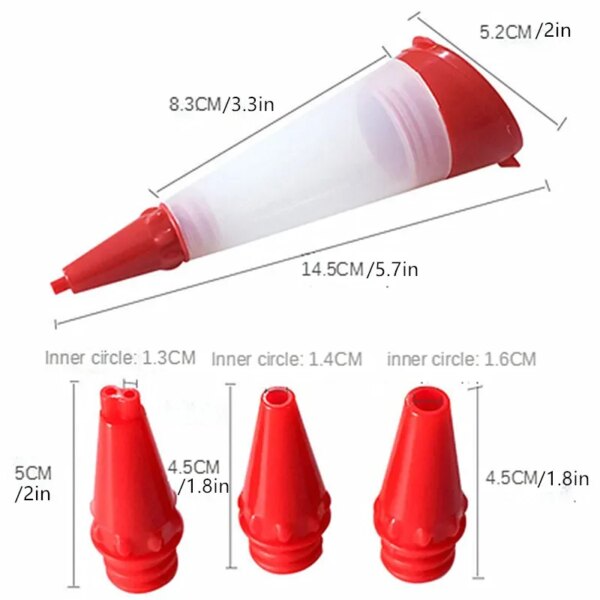 Stylo de Décoration Alimentaire en Silicone