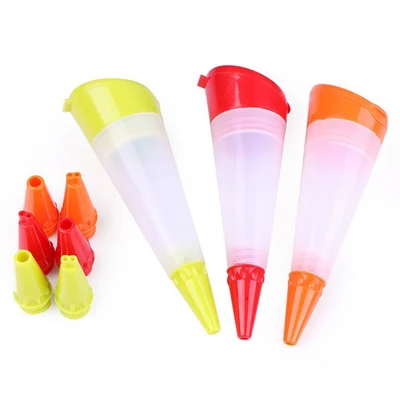 Stylo d'écriture alimentaire en Silicone, outils de décoration de chocolat, moule à gâteau, tasse de crème, biscuits, glaçage, douilles de pâtisserie, accessoires de cuisine